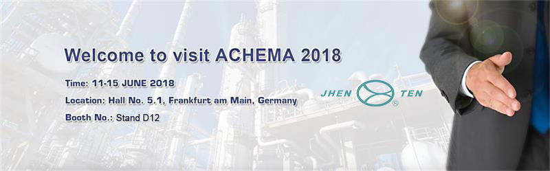 JHENTEN attend 2018 ACHEMA Exhibition(圖1)